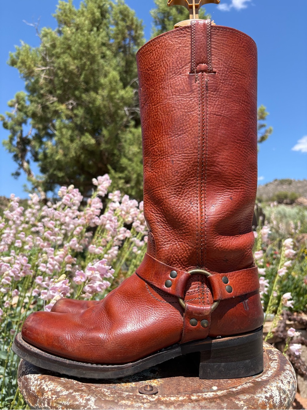 FRYE 🇺🇸15R Harness Boots Just Resoled - Picture 4 of 16